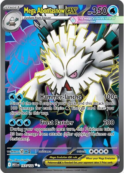Mega Abomasnow ex 157/132 - Full Art - Mega Evolution - Near Mint Pokemon Card
