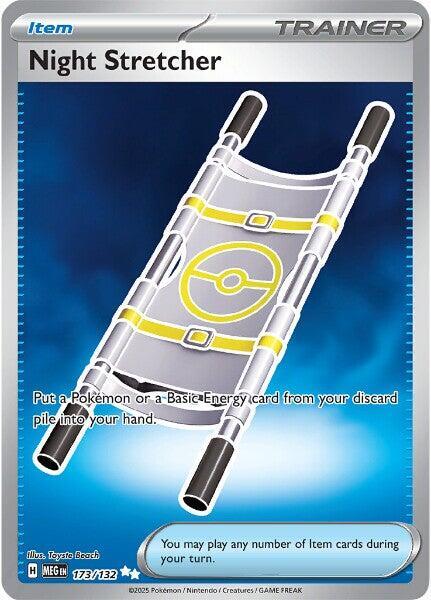 Night Stretcher 173/132 - Full Art - Mega Evolution - Near Mint Pokemon Card