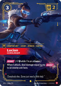 Lucian, Gunslinger SFD-028A - Showcase - Spiritforged - Near Mint Riftbound Card