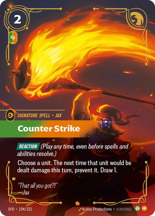 Counter Strike SFD-194 - Epic - Spiritforged - Near Mint Riftbound Card