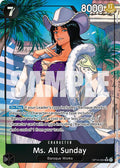 Ms. All Sunday OP14-084 AA - Alternate Art - The Azure Sea's Seven - Near Mint One Piece Card