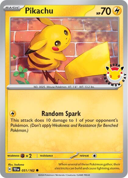 Pikachu | Pokemon Promo | Pokemon Day Stamp