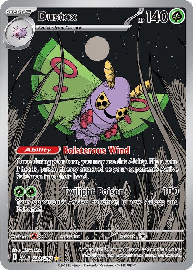Dustox 220/217 - Illustration Rare - Ascended Heroes - Near Mint Pokemon Card
