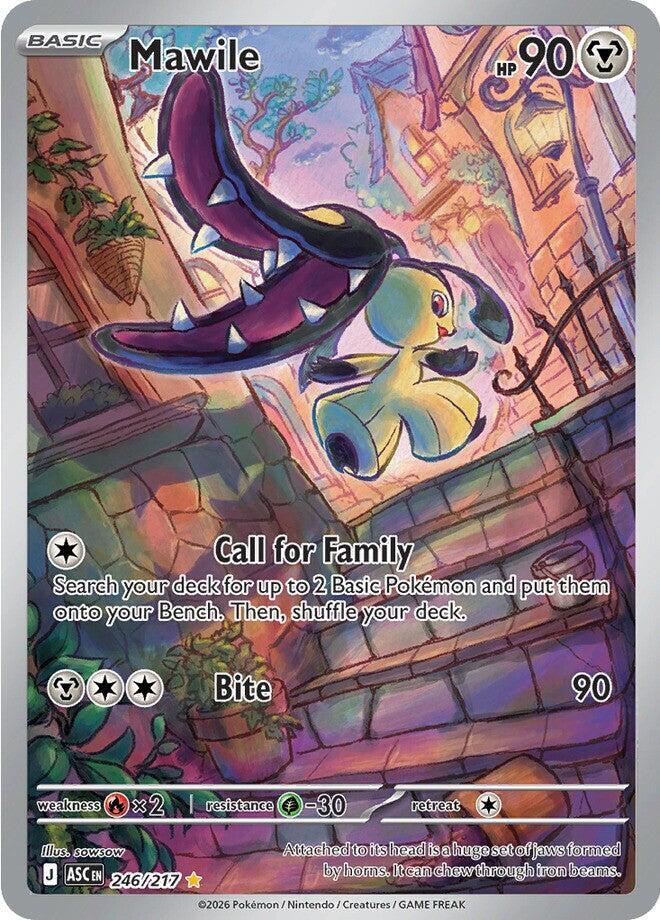Mawile 246/217 - Illustration Rare - Ascended Heroes - Near Mint Pokemon Card