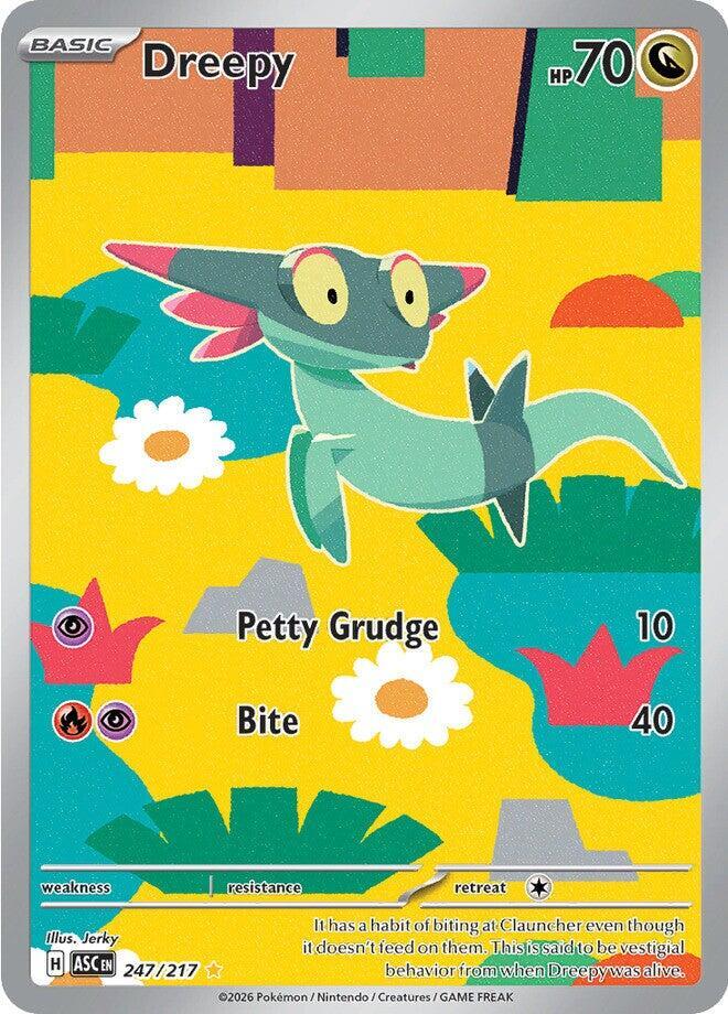 Dreepy 247/217 - Illustration Rare - Ascended Heroes - Near Mint Pokemon Card