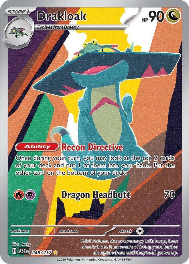 Drakloak 248/217 - Illustration Rare - Ascended Heroes - Near Mint Pokemon Card