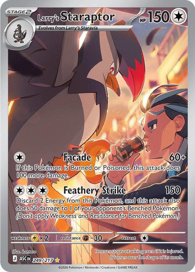 Larry's Staraptor 249/217 - Illustration Rare - Ascended Heroes - Near Mint Pokemon Card