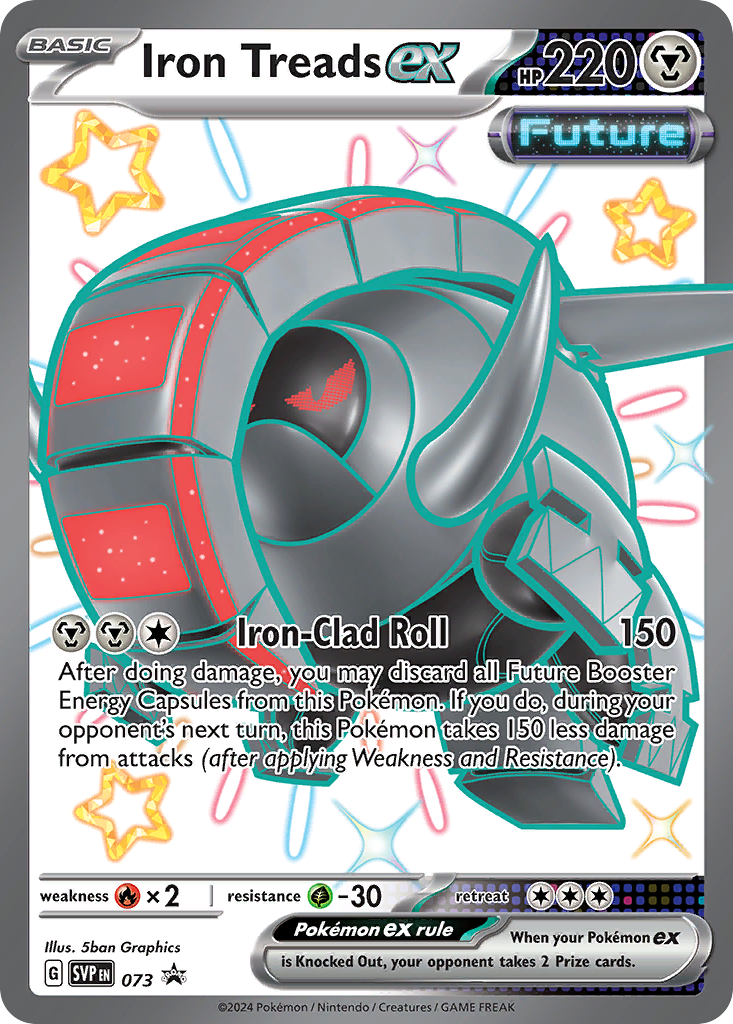Iron Treads ex SVP073 - Pokemon Promo - Near Mint Pokemon Card