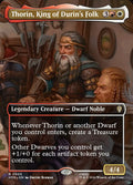 Thorin, King of Durin's Folk HOC-003 - Borderless - The Hobbit Commander - Near Mint Magic: The Gathering Card