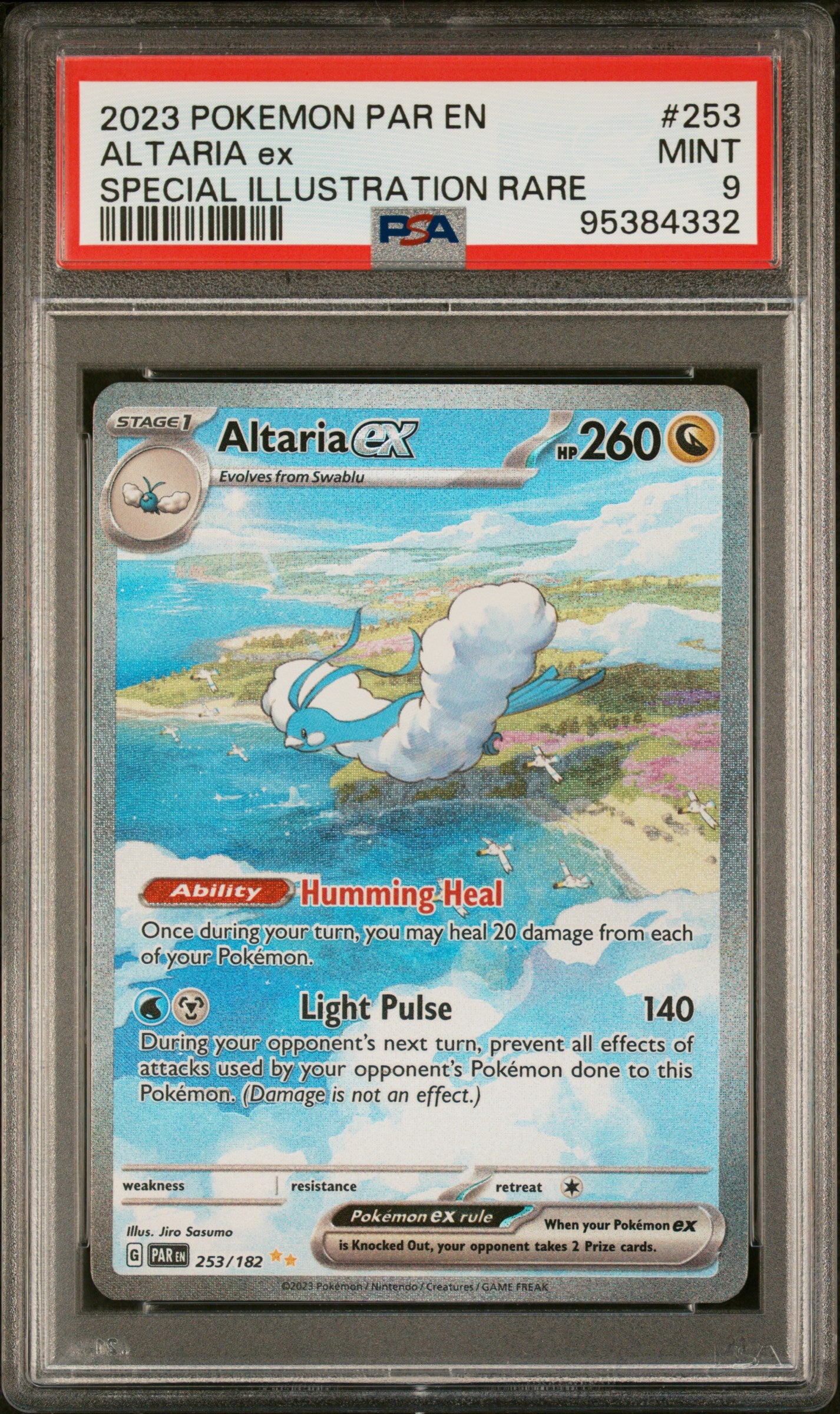Altaria ex PSA 9 Front - Paradox Rift