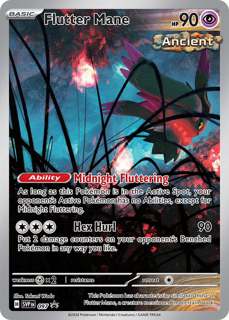 Flutter Mane SVP097 - Pokemon Promo - Near Mint Pokemon Card
