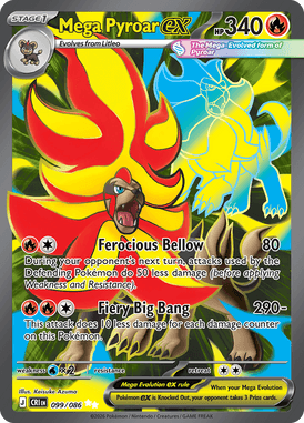 Mega Pyroar ex | Chaos Rising | Full Art