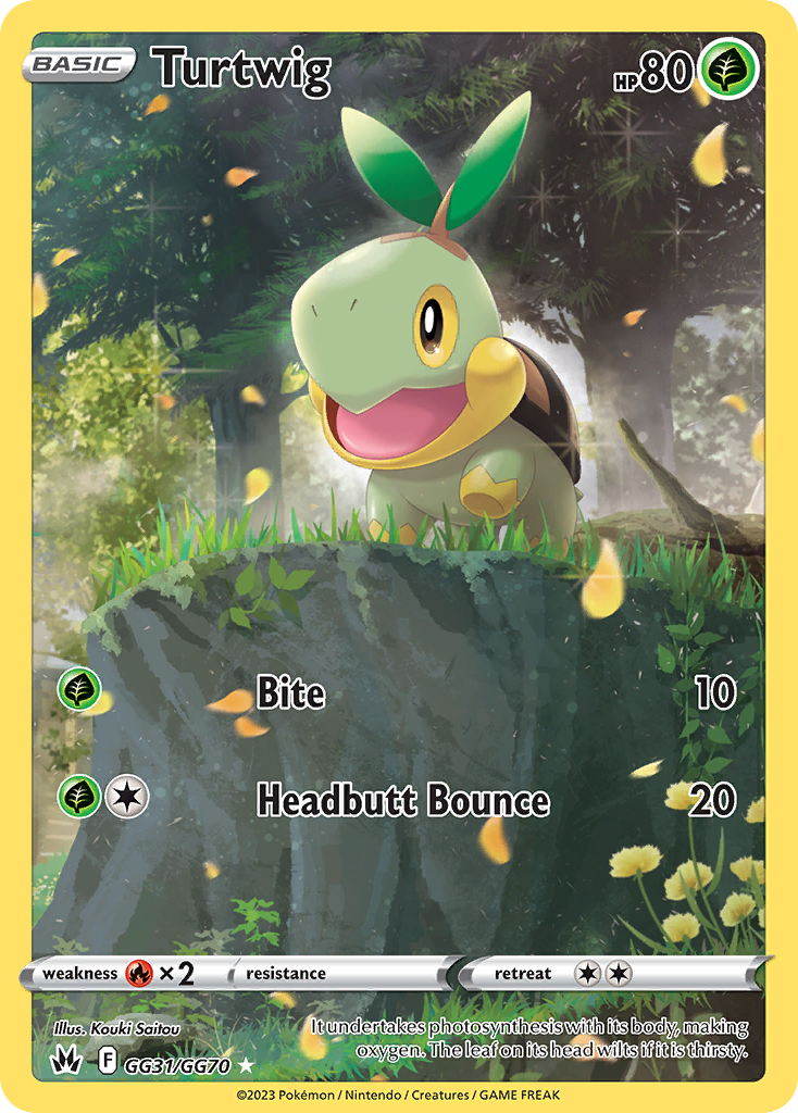 Turtwig GG31/GG70 - Crown Zenith - Near Mint Pokemon Card