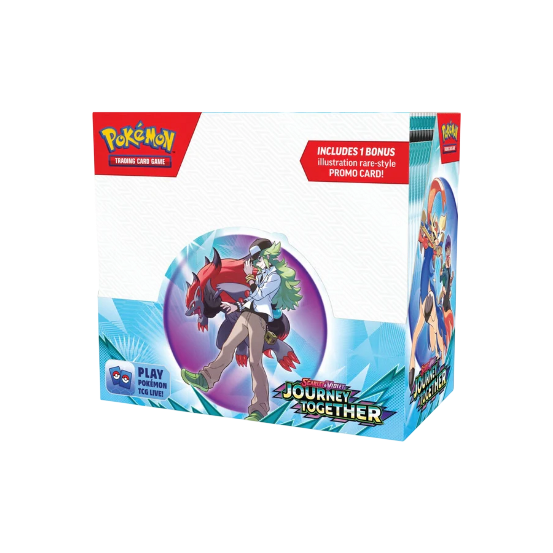 will all journey together booster boxes have a promo Enhanced Box | Pokemon TCG English Quantity:Packs of 35 cards Charizard Pokémon TCG Card Licensed Theme