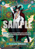 Dracule Mihawk OP12-030 SP - SP - The Azure Sea's Seven - Near Mint One Piece Card