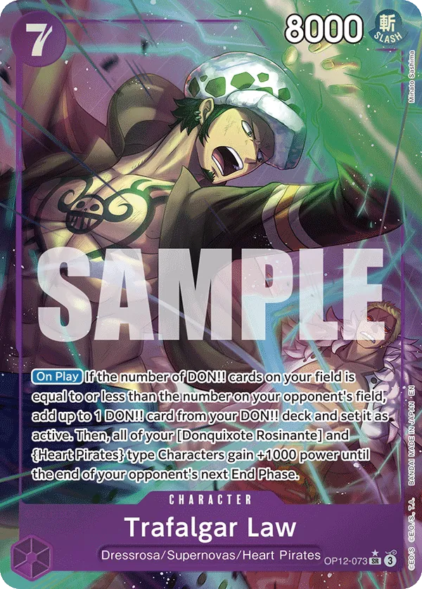 Trafalgar Law OP12-073 AA - Legacy of the Master - Near Mint One Piece Card