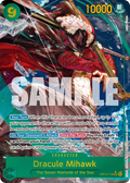 Dracule Mihawk OP14-119 SEC AA - The Azure Sea's Seven - Near Mint One Piece Card