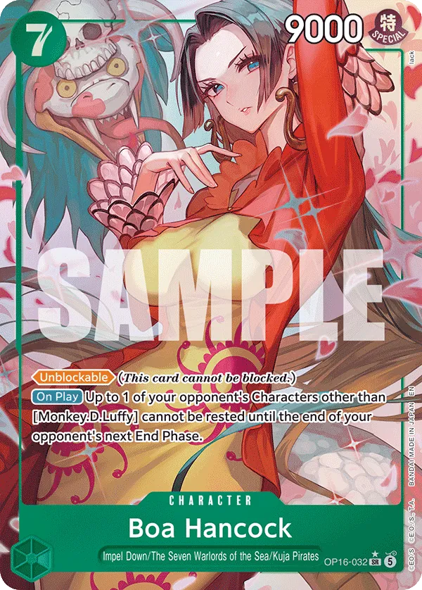 Boa Hancock OP16-032 AA - Alt Art - The Time of Battle - Near Mint One Piece Card