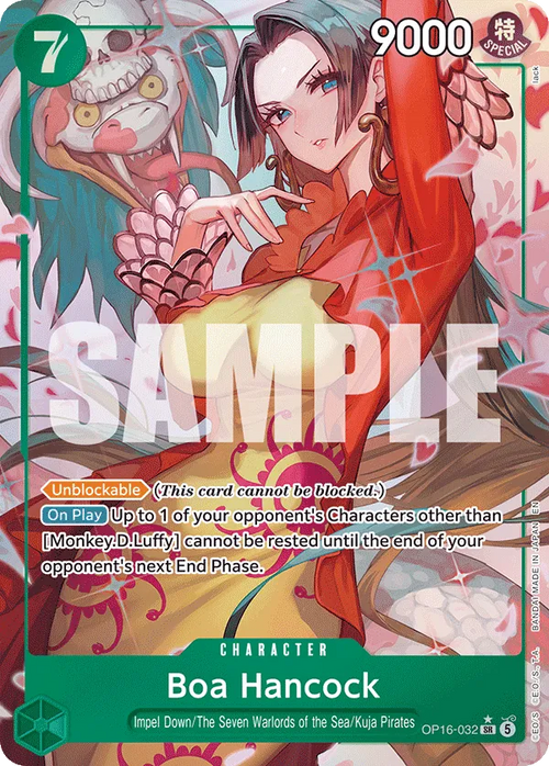 Boa Hancock OP16-032 AA - Alt Art - The Time of Battle - Near Mint One Piece Card
