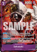 Sakazuki OP16-065 AA - Alt Art - The Time of Battle - Near Mint One Piece Card