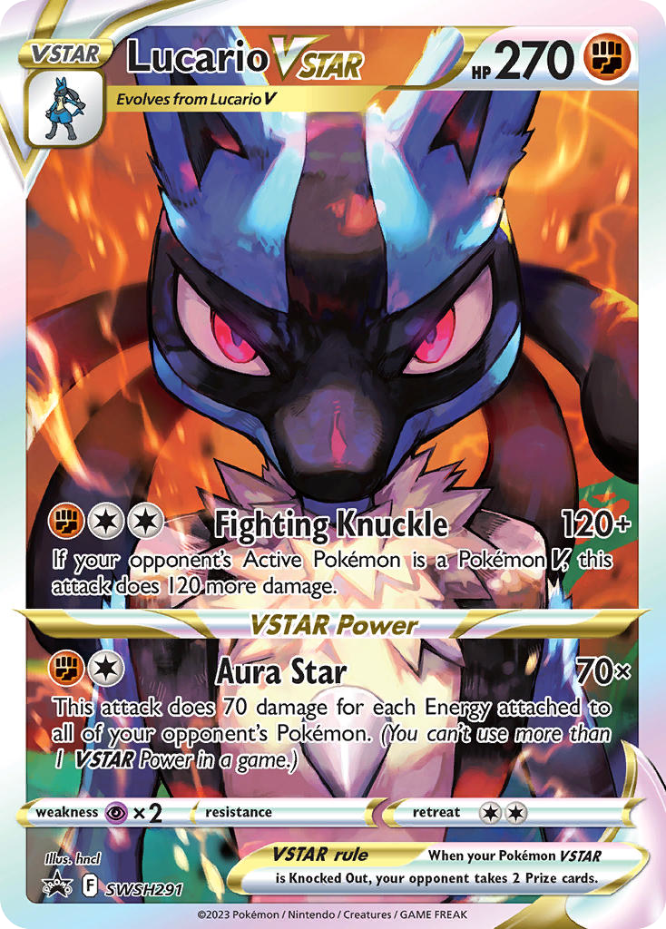 Lucario VSTAR SWSH291 - Pokemon Promo - Near Mint Pokemon Card