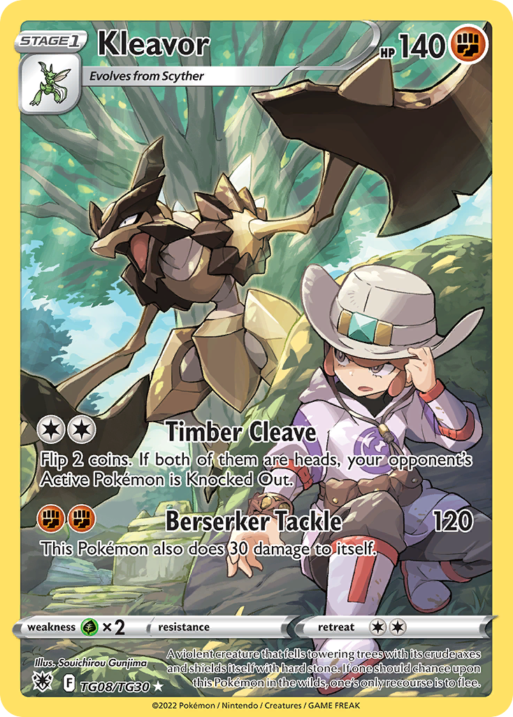 Kleavor TG08/TG30 - Astral Radiance - Near Mint Pokemon Card