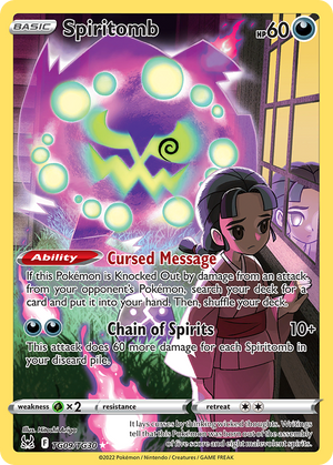 Spiritomb TG09/TG30 - Lost Origin - Near Mint Pokemon Card