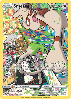 Smeargle TG10/TG30 - Silver Tempest - Near Mint Pokemon Card