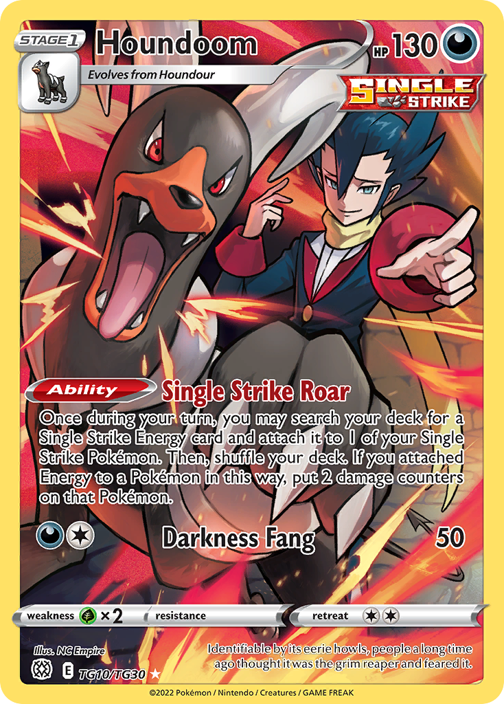 Houndoom TG10/TG30 - Brilliant Stars - Near Mint Pokemon Card