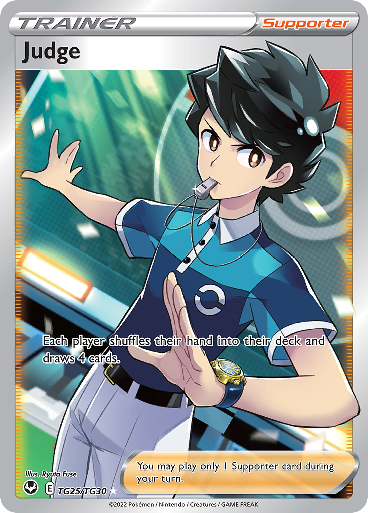 Judge TG25/TG30 - Silver Tempest - Near Mint Pokemon Card