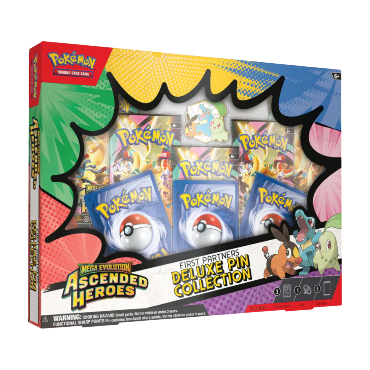 Pokemon TCG Mega Evolution Ascended Heroes First Partners Deluxe Pin Collection English | QollectorAU