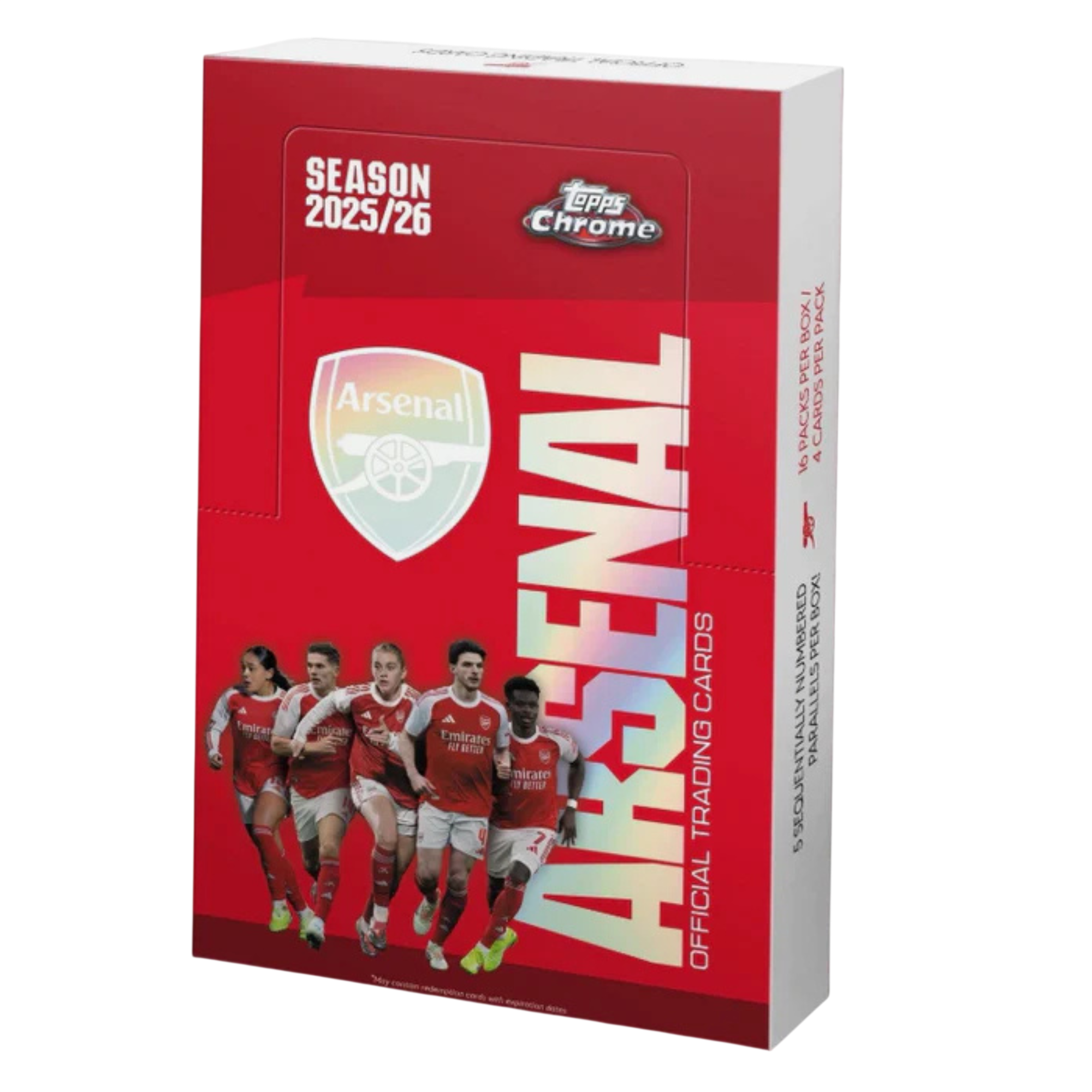 2025-26 Topps Chrome Arsenal Hobby Box