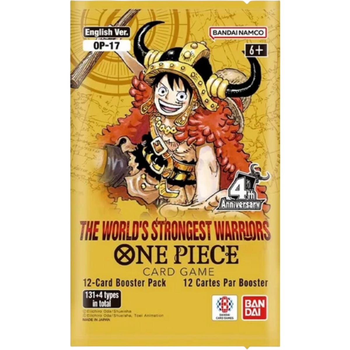 One Piece TCG OP17 The World's Strongest Warriors Booster Pack English - QollectorAU