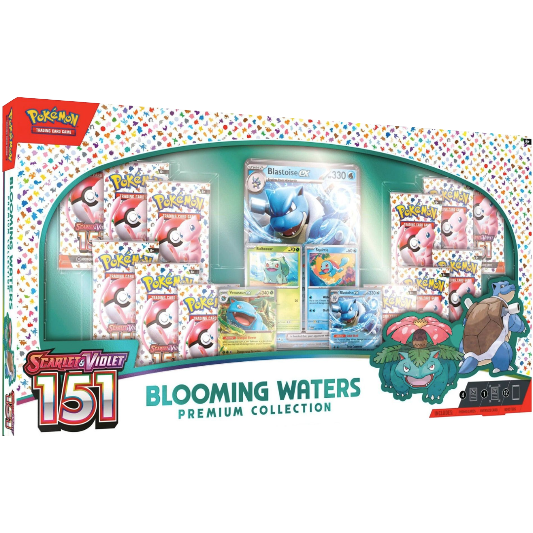pokemon 151 card set english Pokemon TCG 151 Bloomer Waters Premium Collection English