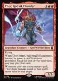 Thor, God of Thunder MSH-156 - Foil - Marvel Super Heroes - Near Mint Magic: The Gathering Card