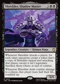 Shredder, Shadow Master TMC-020 - Surge Foil - Teenage Mutant Ninja Turtle Commander - Near Mint Magic: The Gathering Card