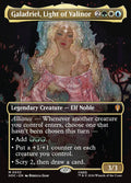 Galadriel, Light of Valinor HOC-032 - Borderless - The Hobbit Commander - Near Mint Magic: The Gathering Card