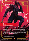 Zed - From the Shadows VEN-023 - Epic - Vendetta - Near Mint Riftbound Card