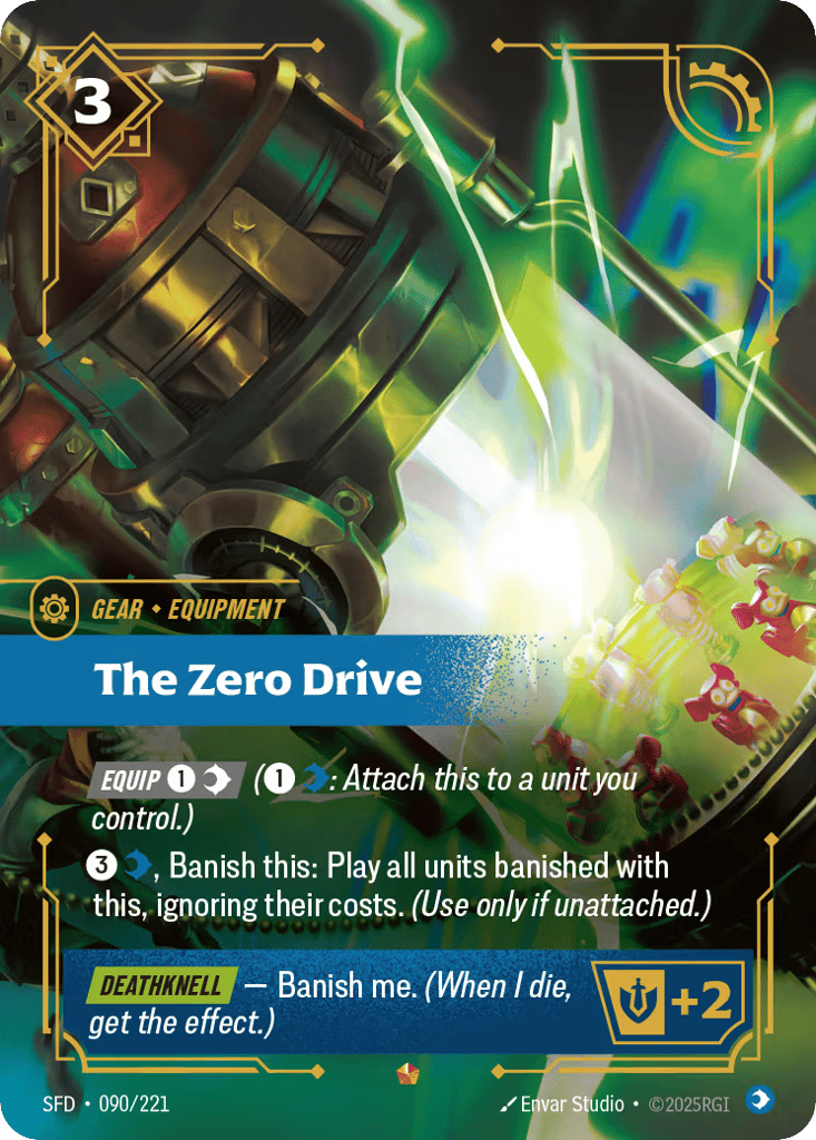 The Zero Drive SFD-090 - Epic - Spiritforged - Near Mint Riftbound Card