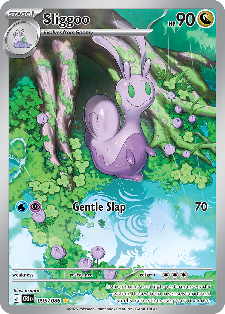 Sliggoo 095/086 - Illustration Rare - Chaos Rising - Near Mint Pokemon Card
