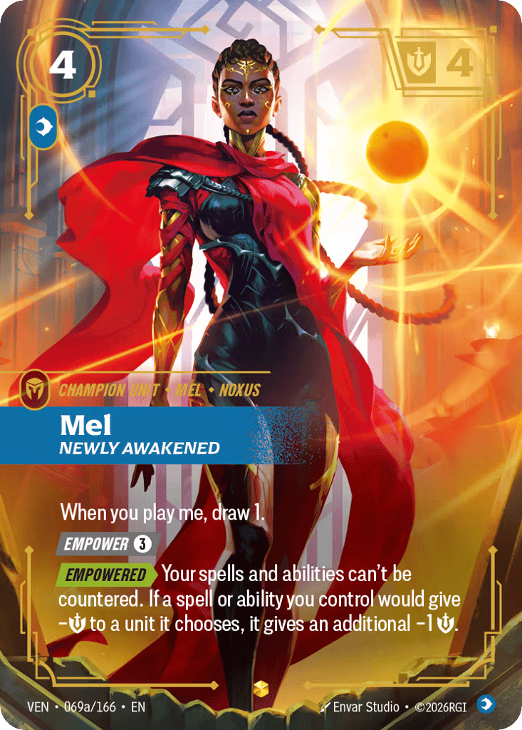 Mel - Newly Awakened VEN-069a - Alternate Art - Vendetta - Near Mint Riftbound Card