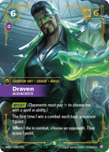 Draven - Audacious SFD-148a - Alternate Art - Spiritforged - Near Mint Riftbound Card