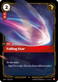 Falling Star OGN-029 - Rare - Origins - Near Mint Riftbound Card