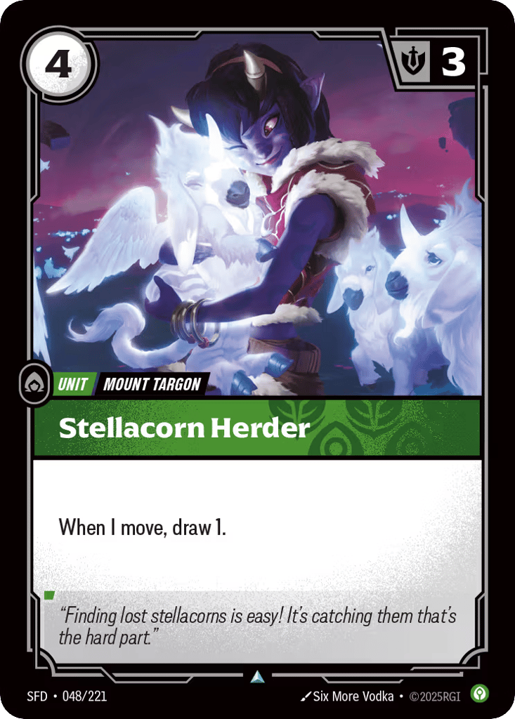 Stellacorn Herder SFD-048 - Uncommon - Spiritforged - Near Mint Riftbound Card