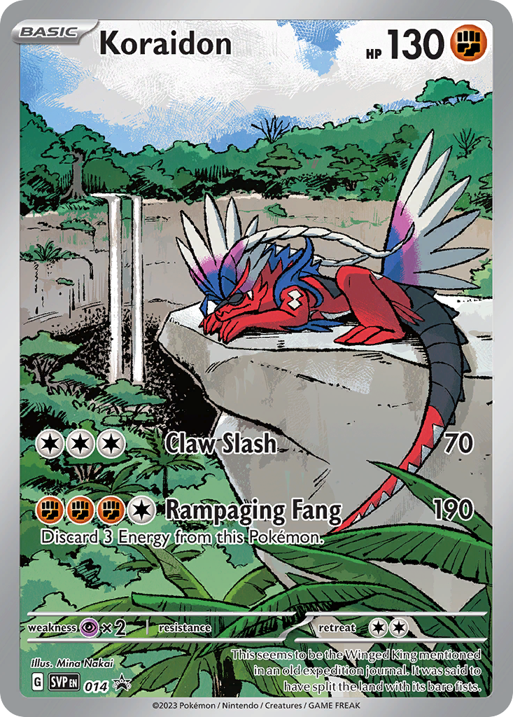 Koraidon SVP014 - Promo - Pokemon Promo - Near Mint Pokemon Card