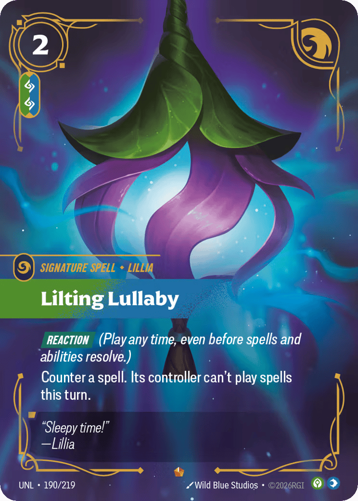 Lilting Lullaby UNL-190 - Unleashed - Near Mint Riftbound Card