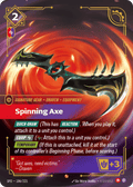 Spinning Axe SFD-186 - Epic - Spiritforged - Near Mint Riftbound Card