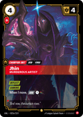 Jhin - Murderous Artist UNL-022a - Alternate Art - Unleashed - Near Mint Riftbound Card