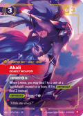 Akali - Deadly Weapon VEN-021a - Alternate Art - Vendetta - Near Mint Riftbound Card