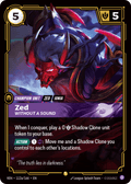 Zed - Without a Sound VEN-112a - Alternate Art - Vendetta - Near Mint Riftbound Card